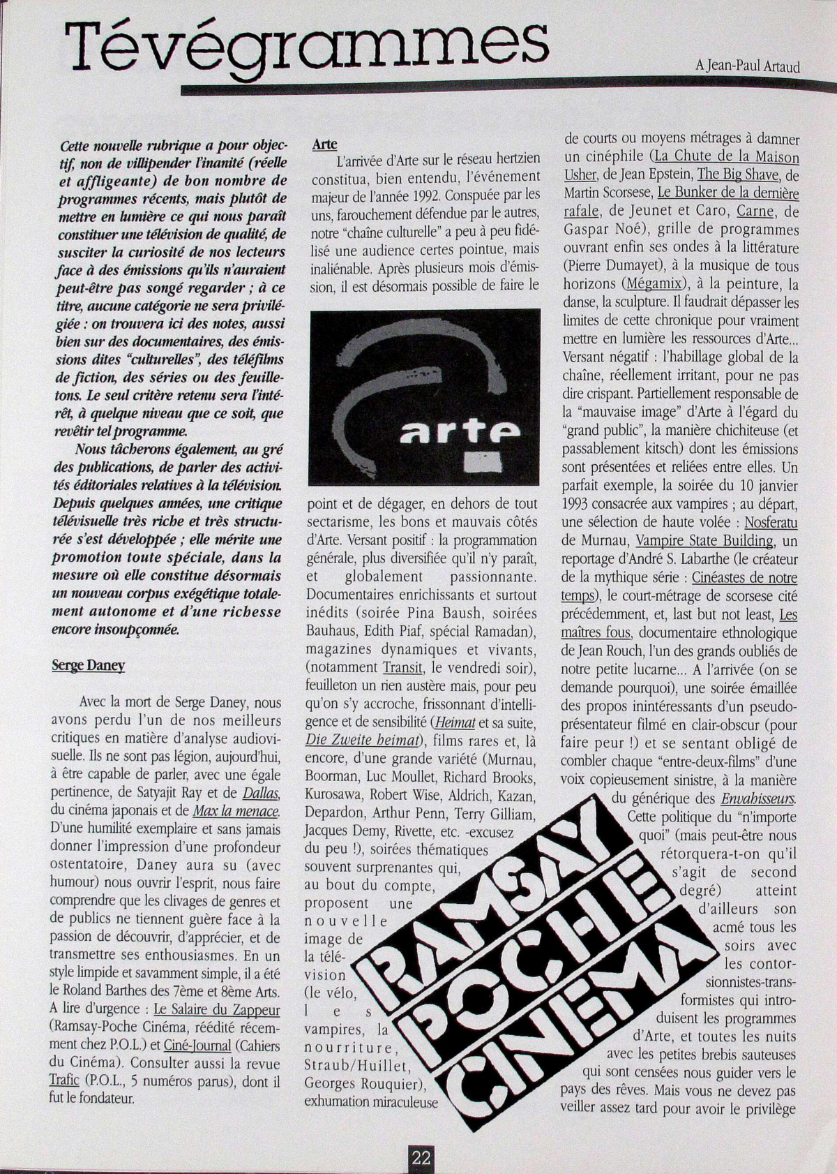 Subculture Été-automne 1993